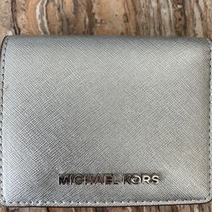 Michael Kors silver wallet